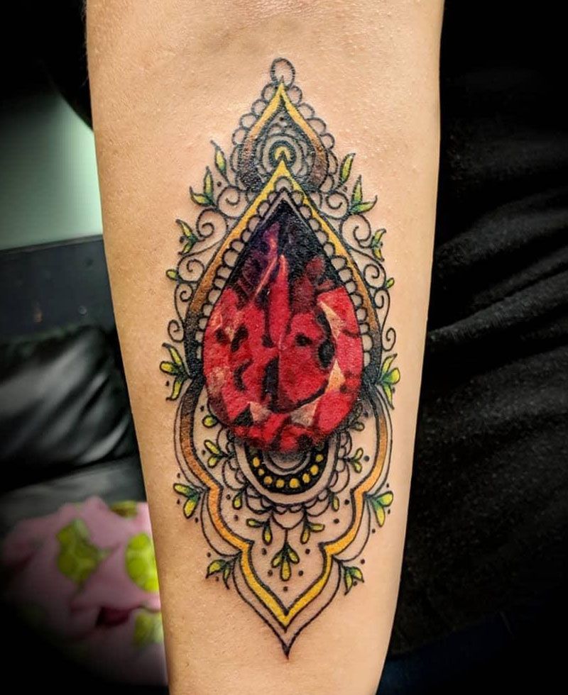 30 Pretty Ruby Tattoos You Must Try