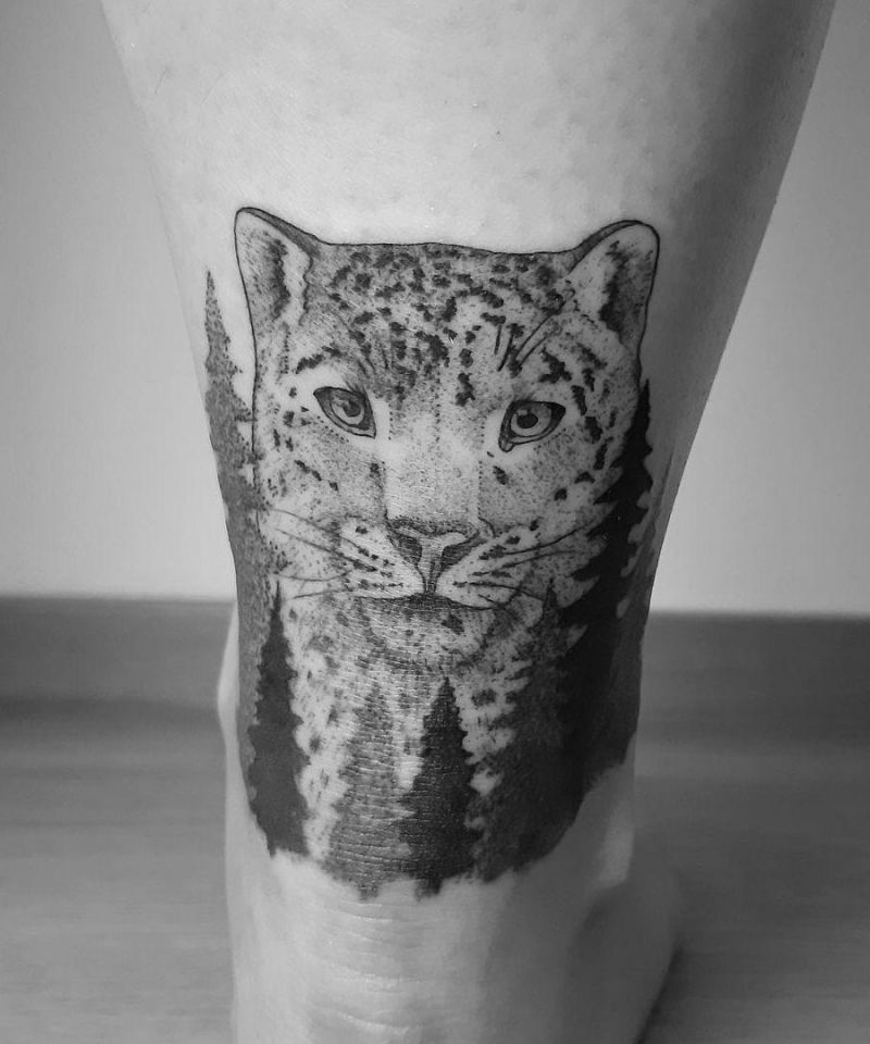 30 Gorgeous Snow Leopard Tattoos You Can Copy