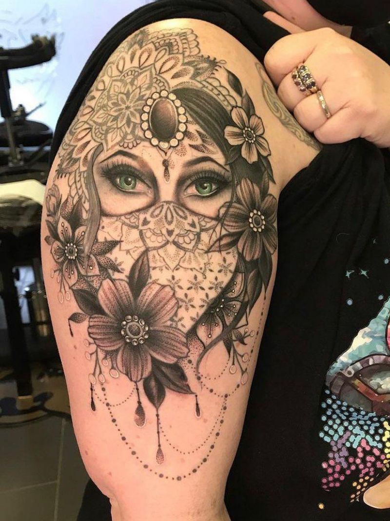 30 Unique Bandana Tattoos You Must Love