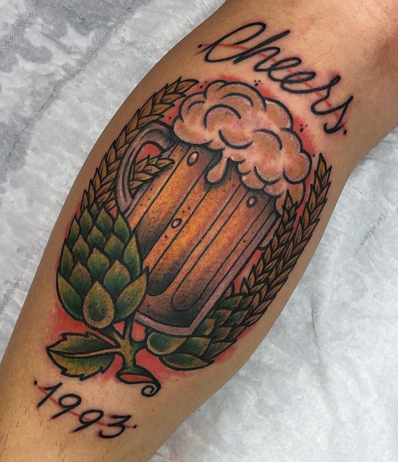 30 Unique Beer Tattoos You Can Copy