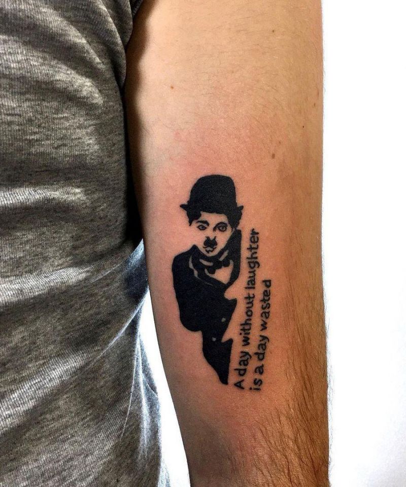 30 Unique Charlie Chaplin Tattoos You Can Copy