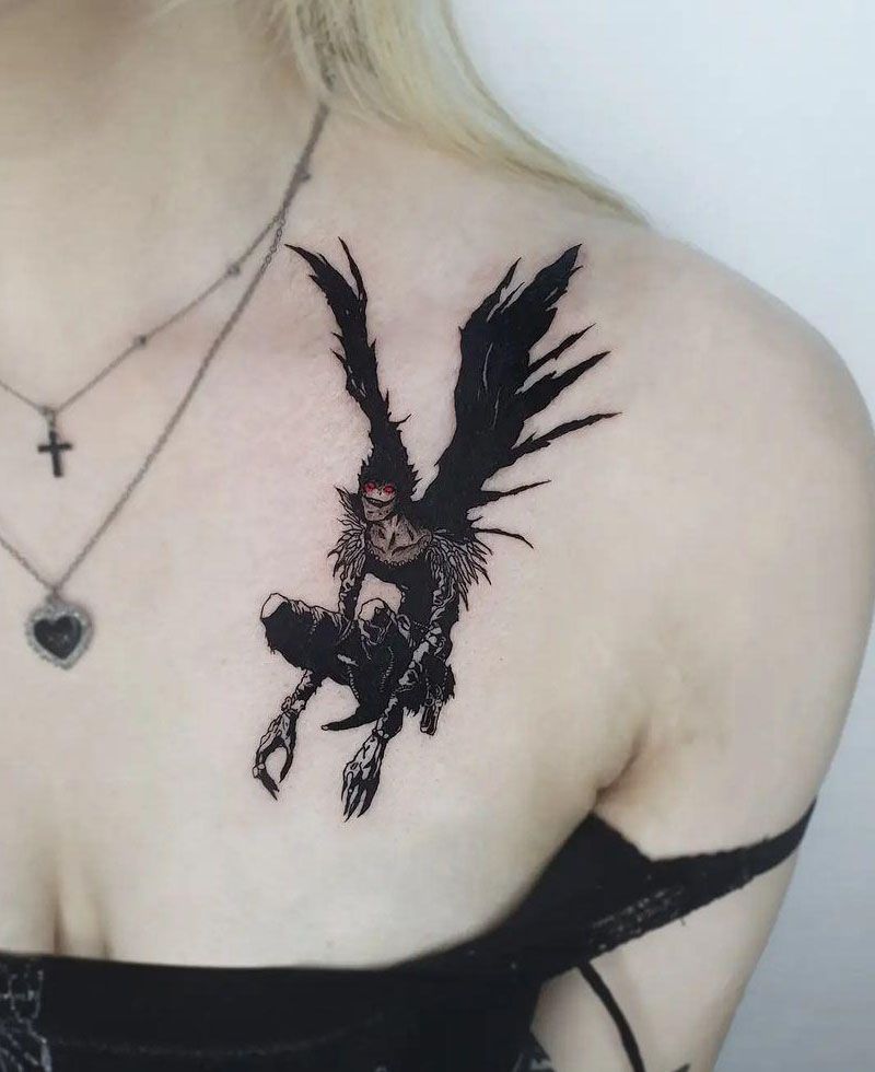 30 Unique Deathnote Tattoos You Must Love