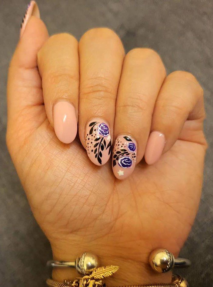 30 Pretty Floral Nail Art Designs You Must Try
