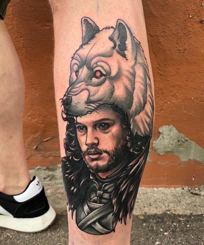 30 Great Jon Snow Tattoos to Inspire You