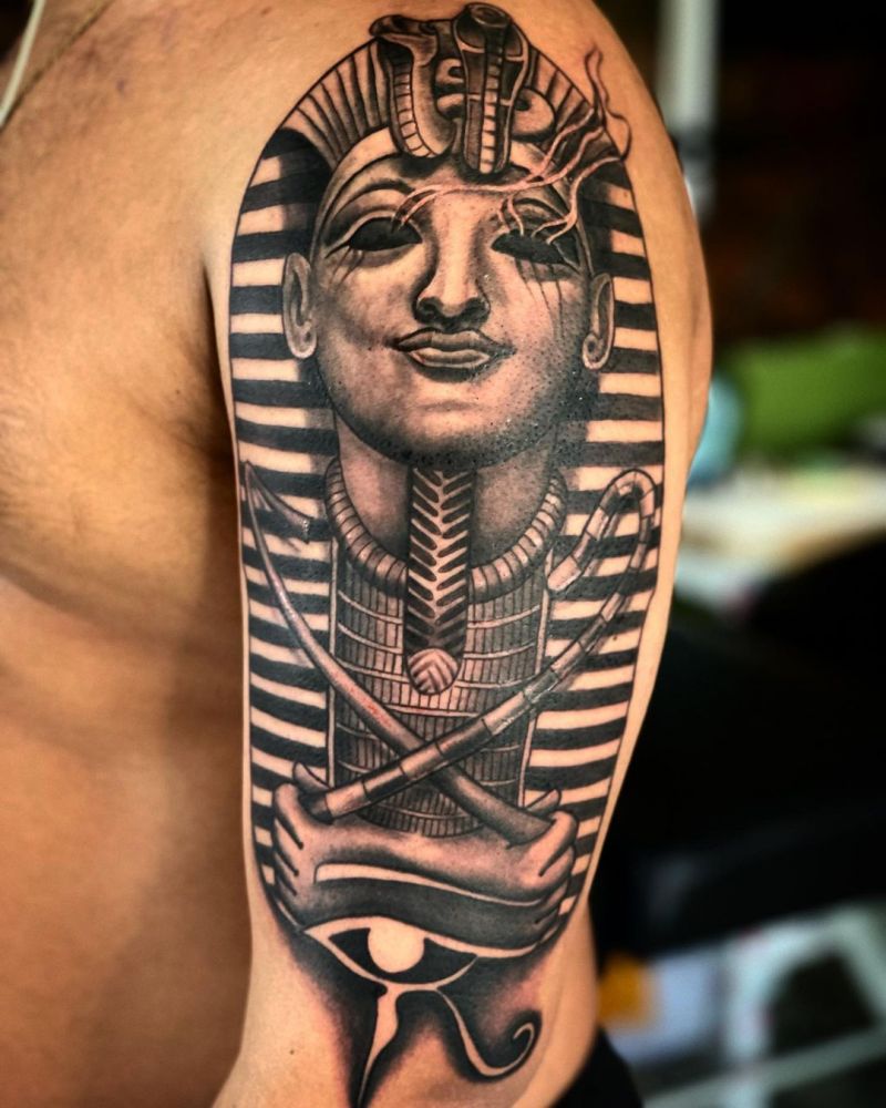 30 Unique King Tut Tattoos You Must Try