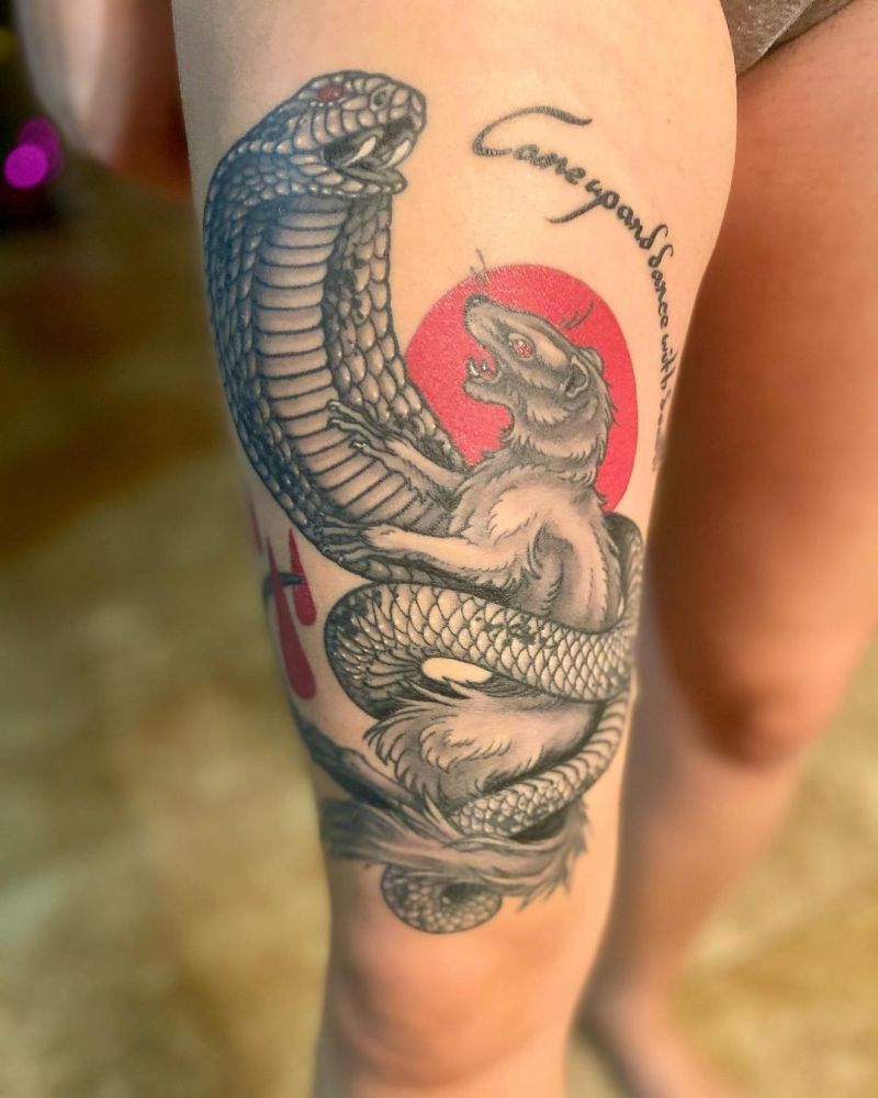 30 Unique Mongoose Tattoos You Can Copy