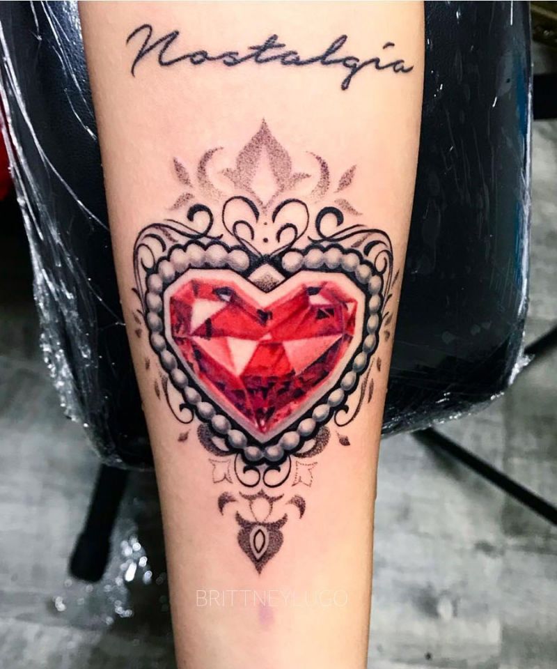 30 Pretty Ruby Tattoos You Must Try