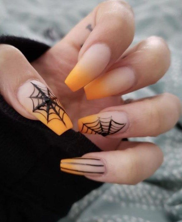 30 Spider Web Nail Art Designs for Halloween