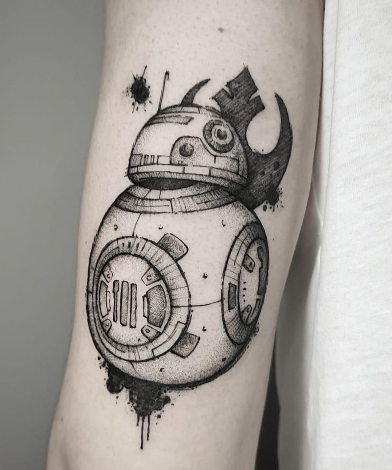 30 Pretty BB8 Tattoos You Must Try