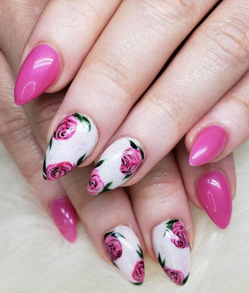 30 Pretty Floral Nail Art Designs You Must Try