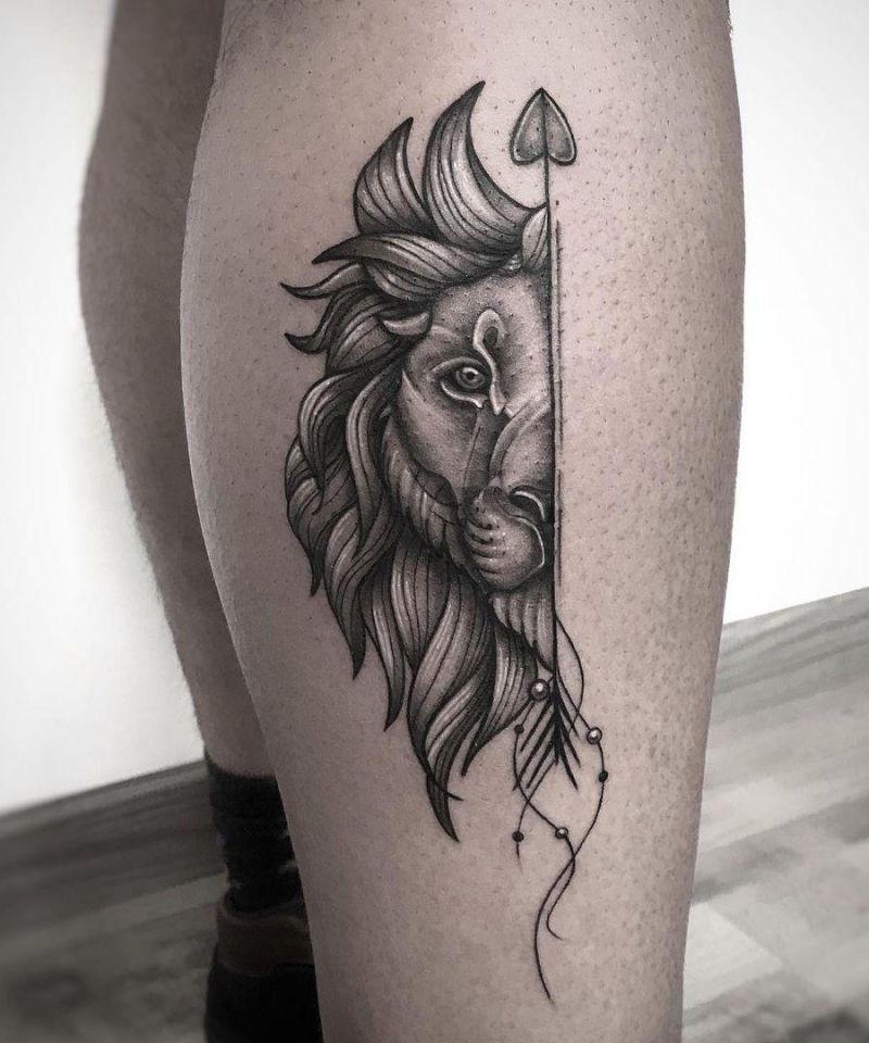 30 Pretty Half Lion Tattoos You Must Try