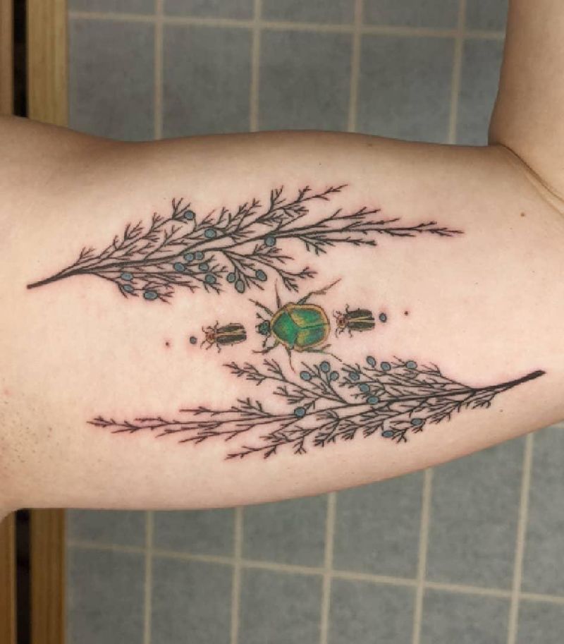 30 Unique June Bug Tattoos for Your Inspiration