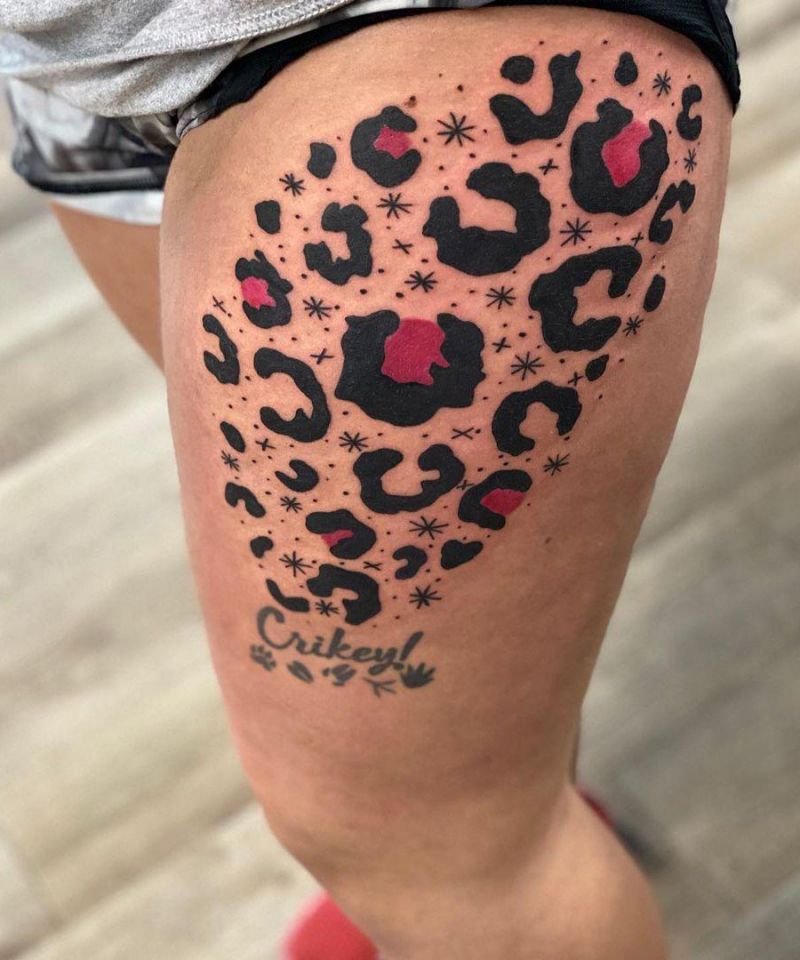 30 Pretty Leopard Print Tattoos You Can Copy