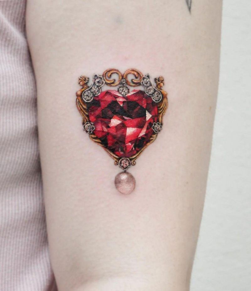 30 Pretty Ruby Tattoos You Must Try