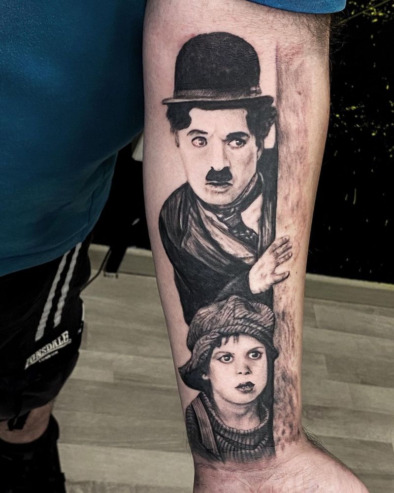 30 Unique Charlie Chaplin Tattoos You Can Copy