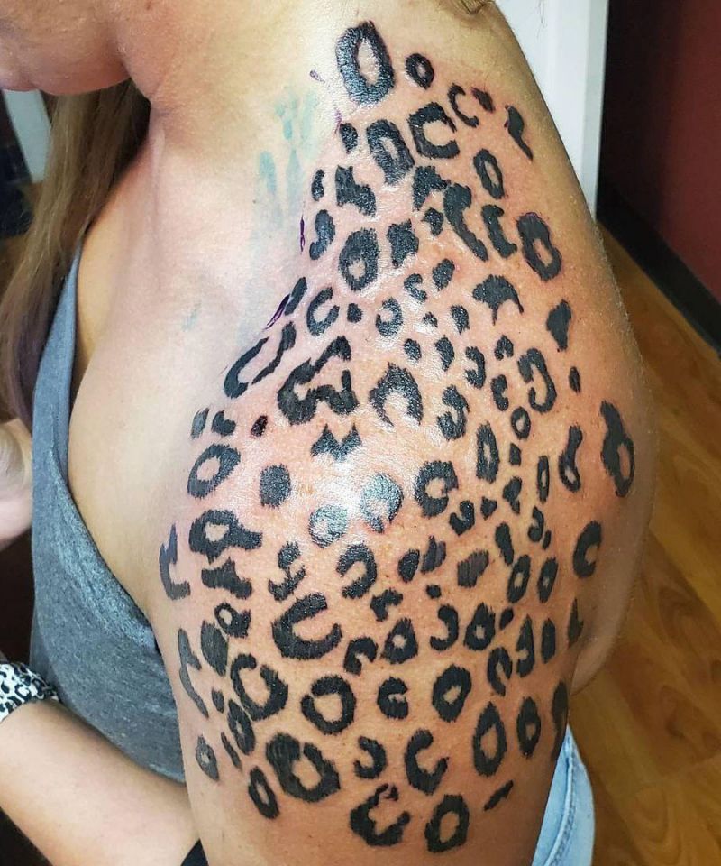 30 Pretty Leopard Print Tattoos You Can Copy