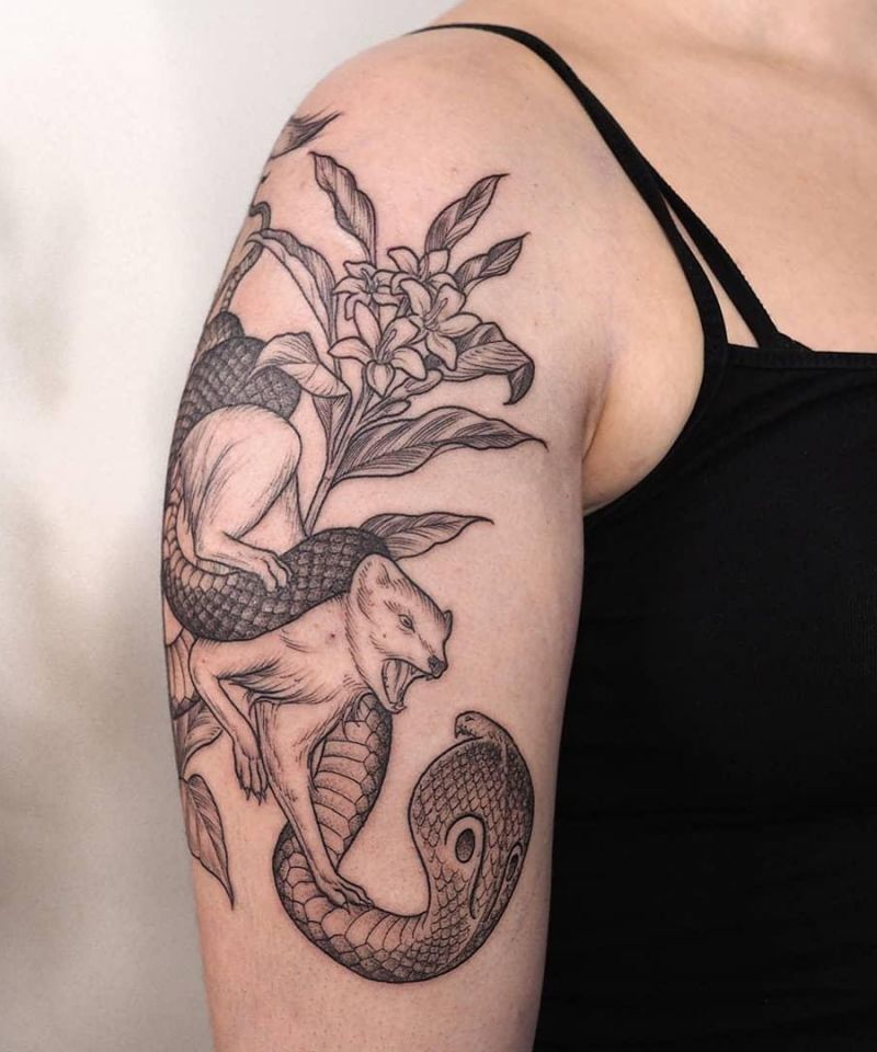 30 Unique Mongoose Tattoos You Can Copy