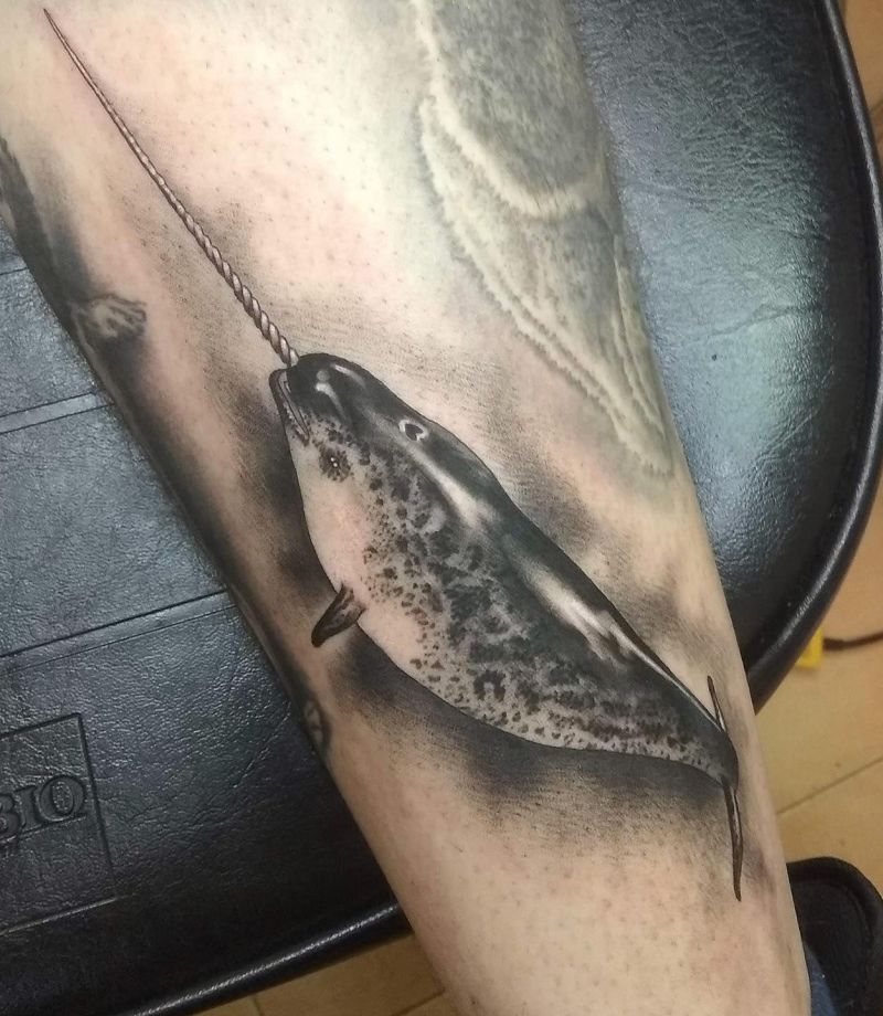 30 Unique Narwhal Tattoos You Must Love