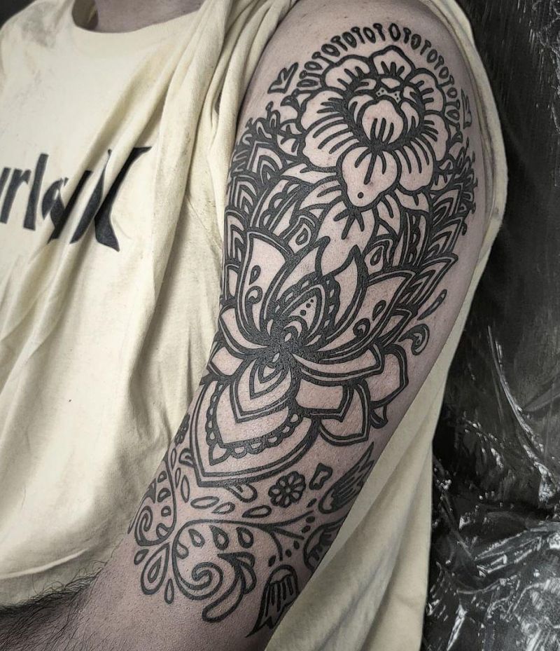 30 Unique Paisley Tattoos for Your Inspiration