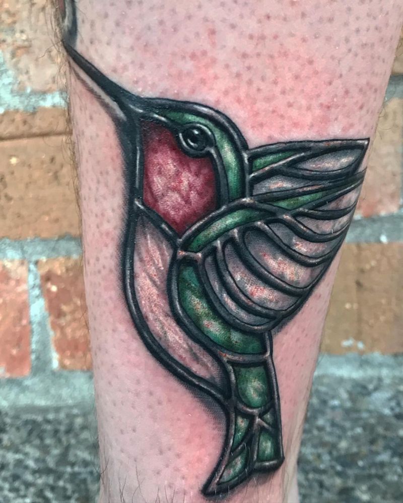 30 Unique Stained Glass Tattoos You Must Try