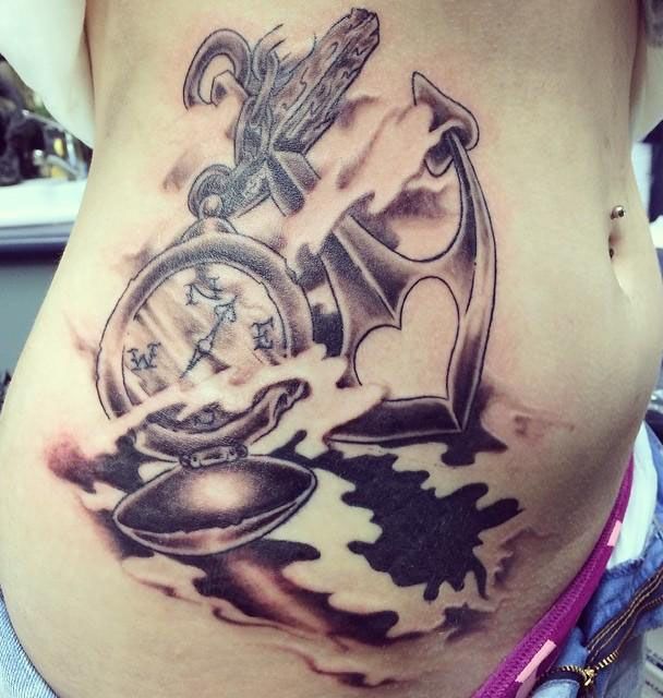 30 Unique Anchor and Compass Tattoos Just For You