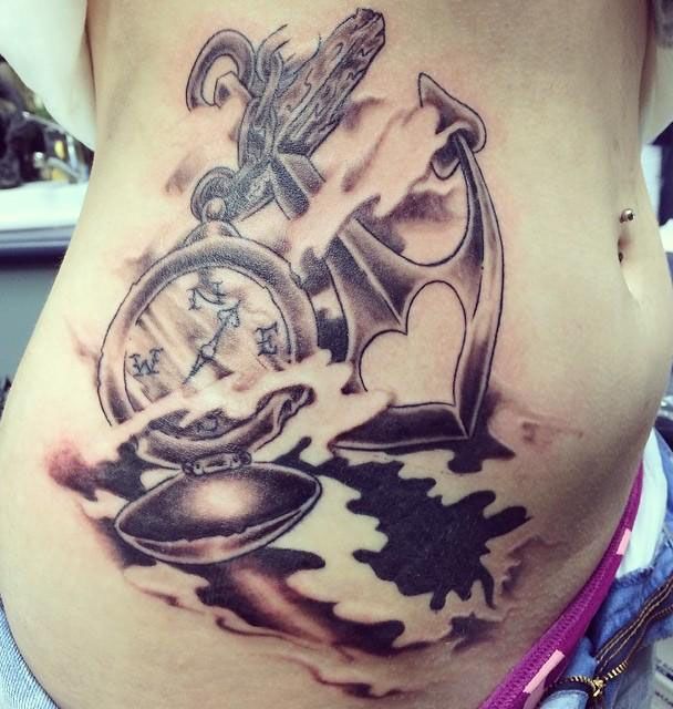 30 Unique Anchor and Compass Tattoos Just For You