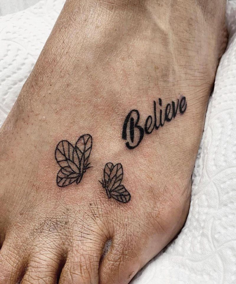 30 Pretty Believe Tattoos to Inspire You