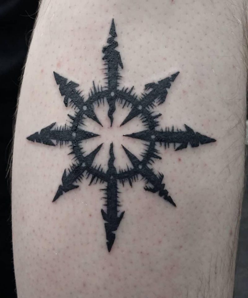 30 Unique Chaos Star Tattoos You Will Love