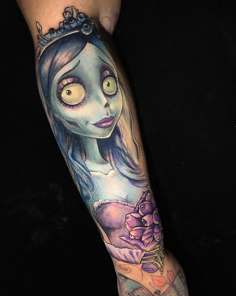 30 Unique Corpse Bride Tattoos You Will Love