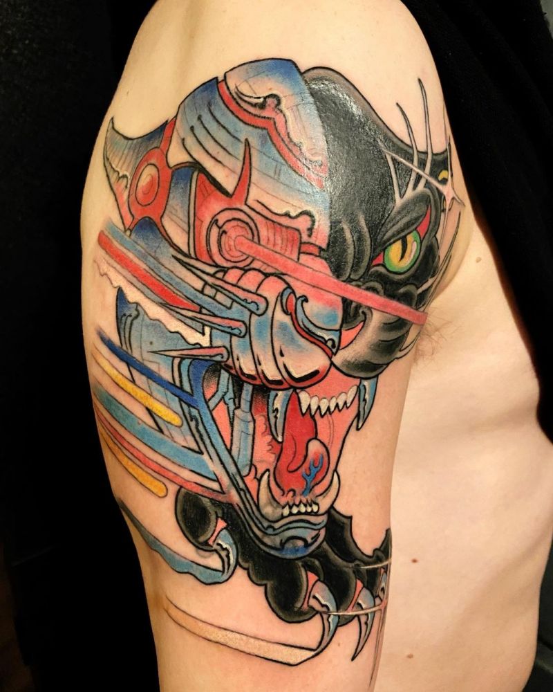 30 Unique Cyborg Tattoos You Will Love