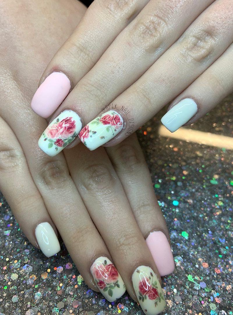 30 Pretty Floral Nail Art Designs You Must Try