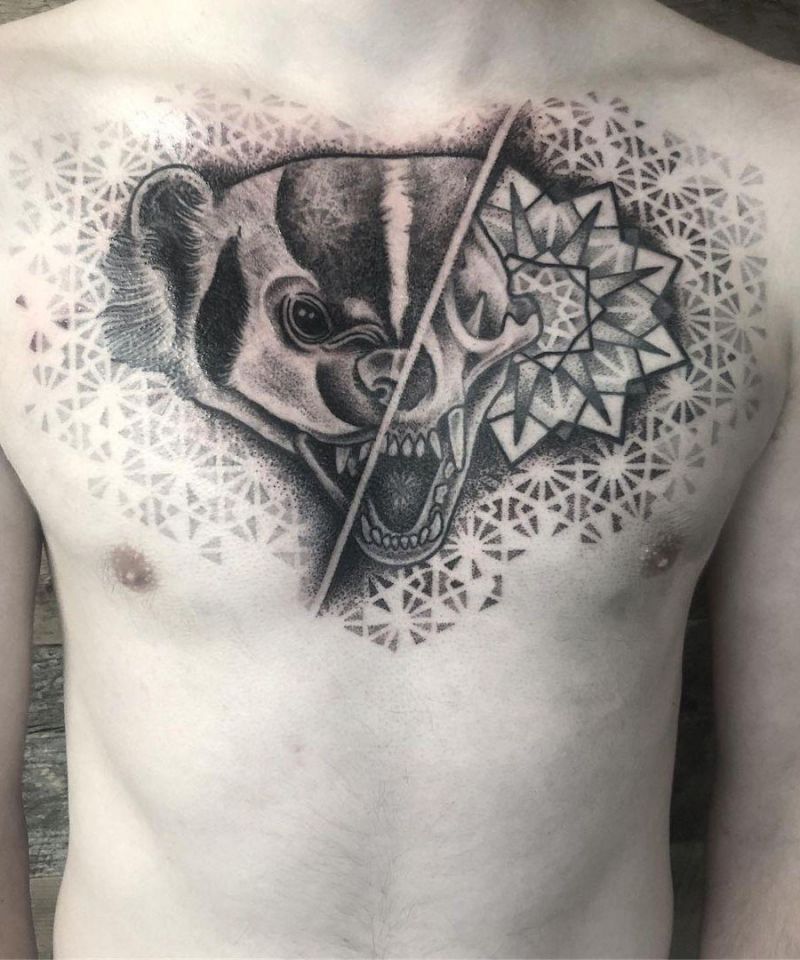 30 Great Half Skull Tattoos to Inspire You