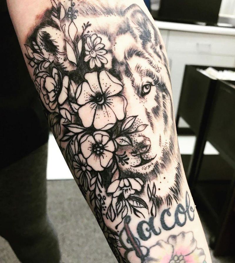 30 Unique Half Wolf Tattoos You Must Love