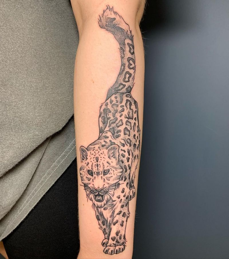 30 Gorgeous Snow Leopard Tattoos You Can Copy