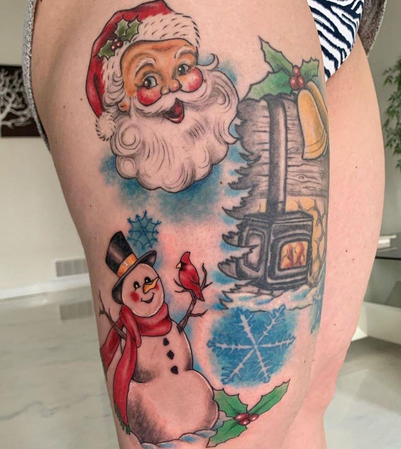 30 Unique Snowman Tattoos You Can Copy