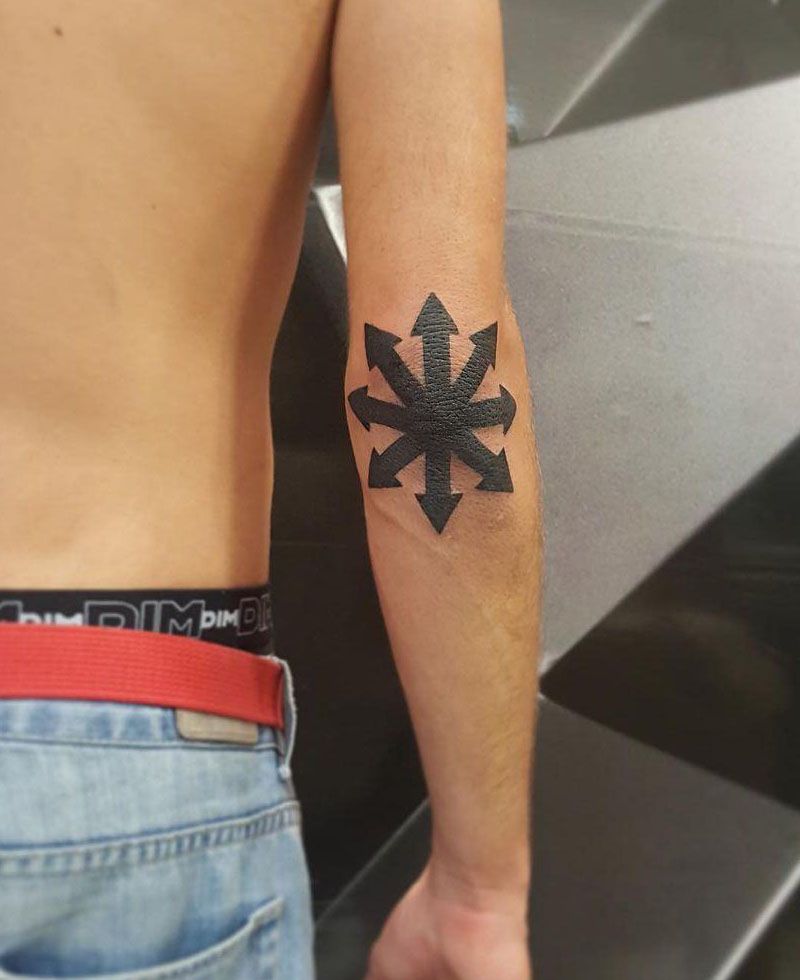 30 Unique Chaos Star Tattoos You Will Love