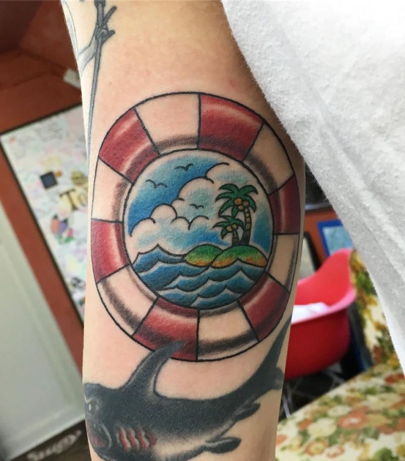 20+ Unique Lifebuoy Tattoos You Can Copy