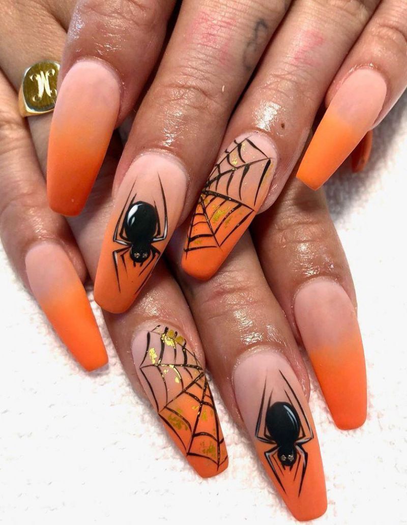 30 Spider Web Nail Art Designs for Halloween