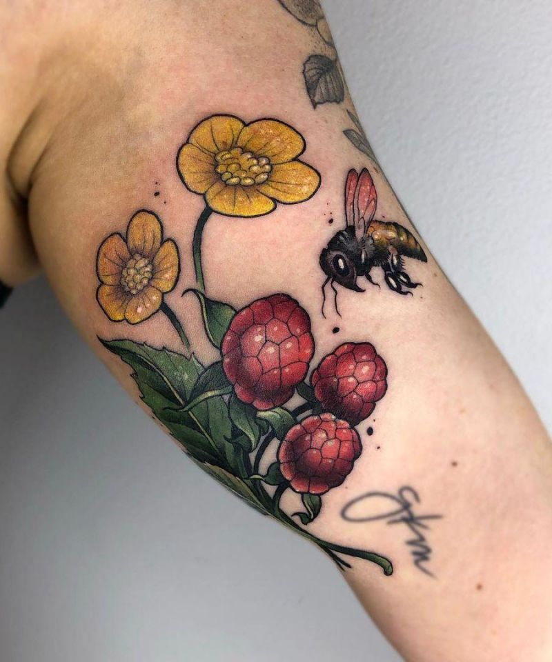 30 Unique Buttercup Tattoos You Must Love