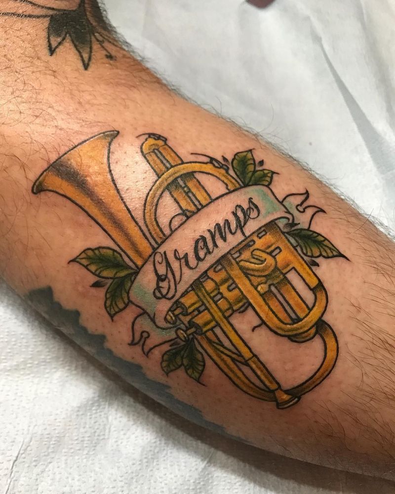 Unique Cornet Tattoos to Inspire You