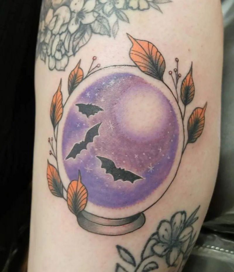 30 Pretty Crystal Ball Tattoos You Must Love