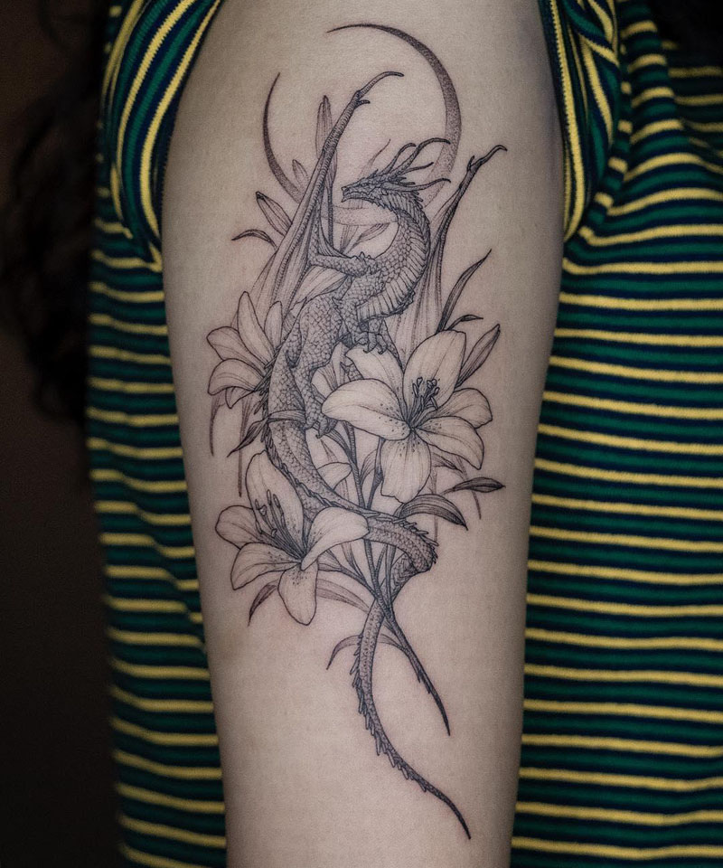 30 Pretty Dragon Tattoos You Must Love