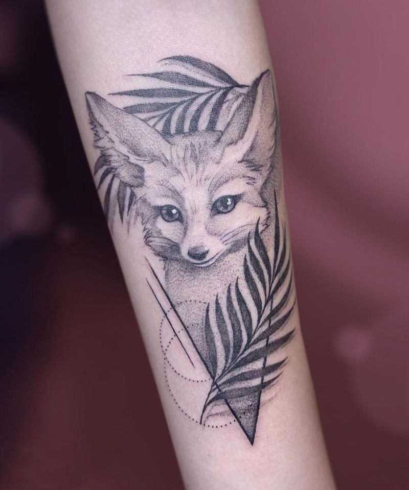 30 Pretty Fennec Fox Tattoos You Must Try