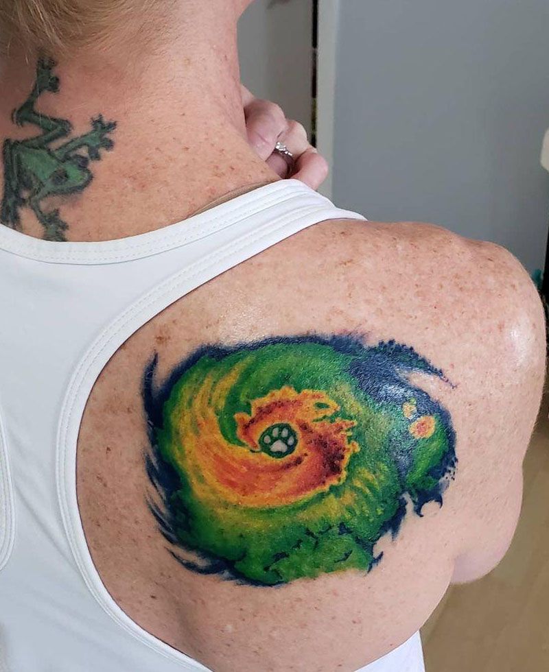 30 Gorgeous Hurricane Tattoos You Must Love