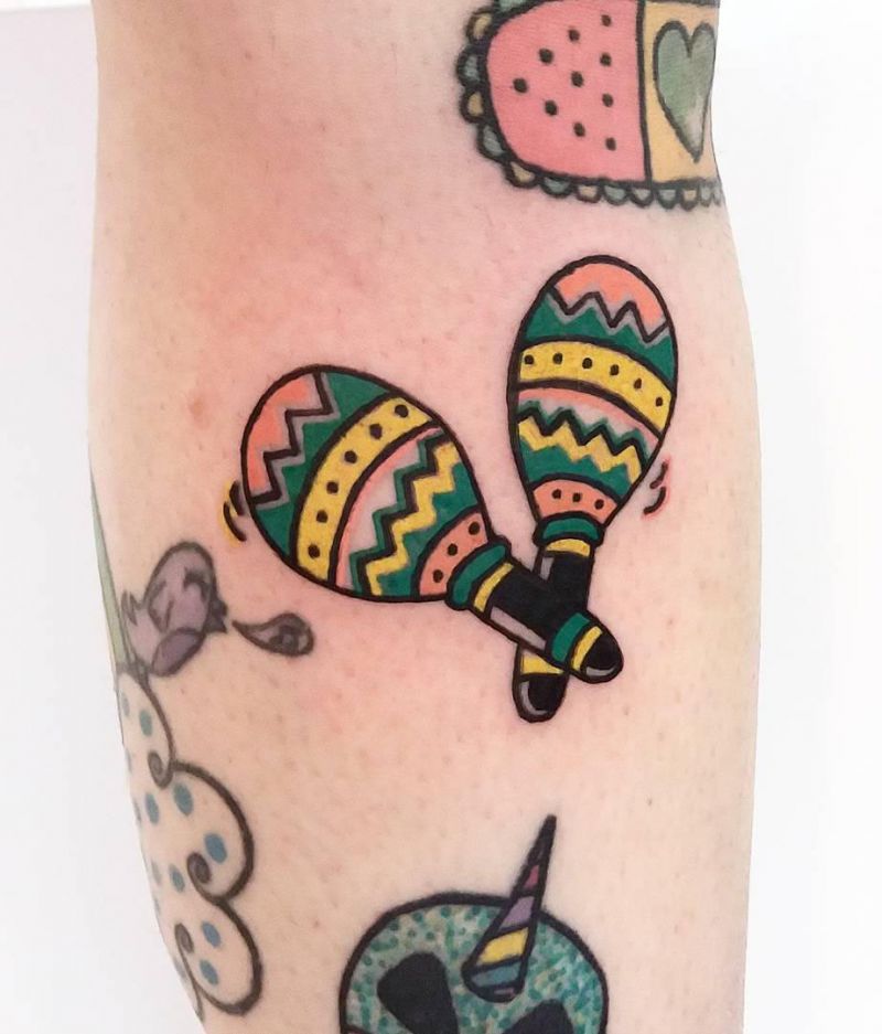 27 Pretty Maracas Tattoos You Will Love