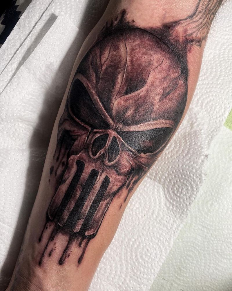 30 Unique Punisher Tattoos to Inspire You