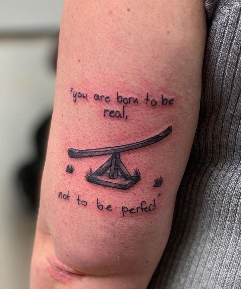 9 Wonderful Seesaw Tattoos You Must Love