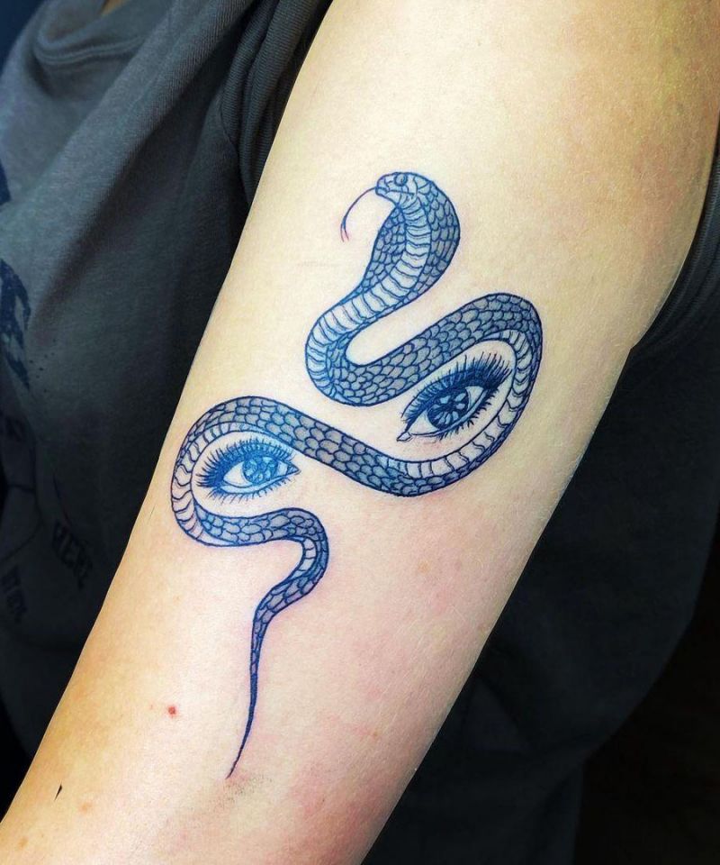 8 Unique Snake Eyes Tattoos to Inspire You