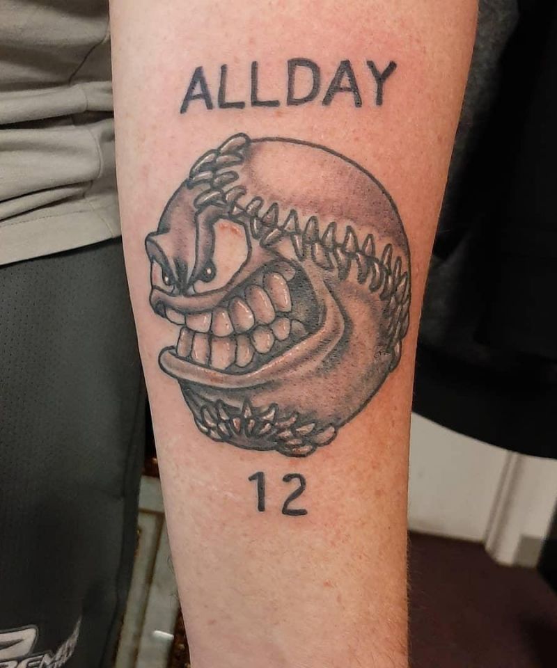 30 Great Softball Tattoos You Will Love