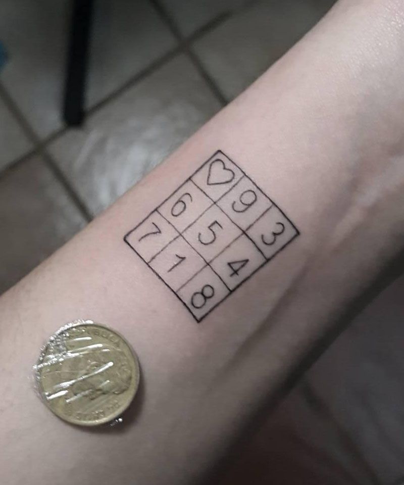 Unique Sudoku Tattoos to Inspire You